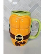 TMNT Teenage Mutant Ninja Turtles Just Funky Shell Hand Pained 32 oz Mug  - $16.78
