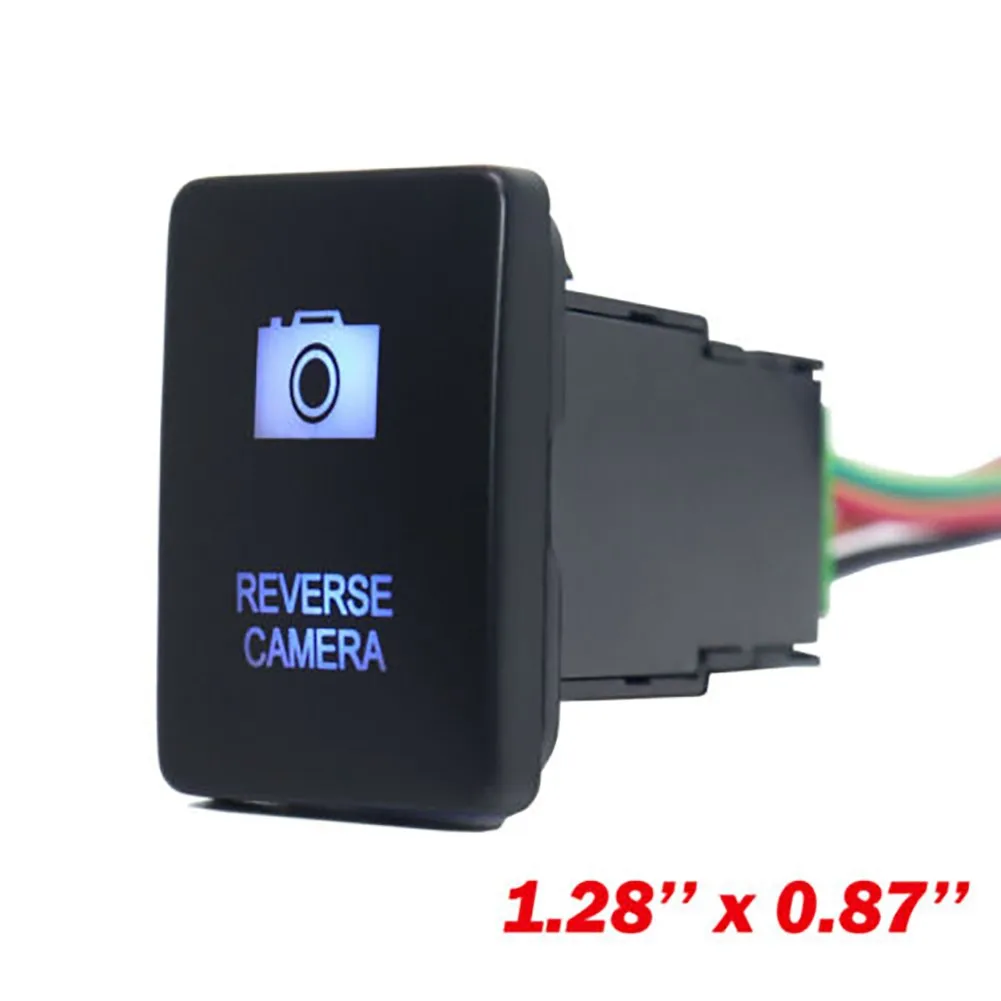 Blue LED Car Push Button Switch for Toyota Vehicles - £13.86 GBP