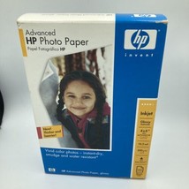 HP Advanced Photo Paper Inkjet Glossy 4&quot; x 6&quot; 100 Sheets Q7906A NEW - $12.20