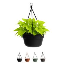Bloem Dura Cotta Self Watering Hanging Basket Planter 12" Chocolate Brown - $25.94
