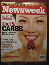 NEWSWEEK January 19 2004 Diet and Carbs Carbohydrates Health Debates - £6.93 GBP