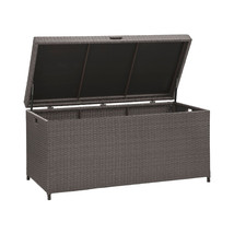 Palm Harbor Outdoor Wicker Storage Bin - Grey - $396.24