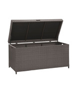 Palm Harbor Outdoor Wicker Storage Bin - Grey - $396.24