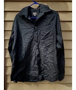 Men&#39;s Merona Ultimate FITTED MED. BLACK Long-Sleeve Shirt - $27.09 CAD