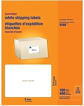 Myofficeinnovations Laser/Inkjet Labels 3 1/2&quot; X 5&quot; Bright White 792124 - $27.39