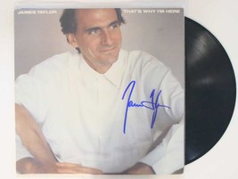 James Taylor Signed Autographed &#39;&#39;That&#39;s Why I&#39;m Here&#39;&#39; Record Album - £54.81 GBP