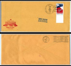 1986 US First Flight Cover - American, Dallas Ft Worth, TX to Chattanoog... - $2.96