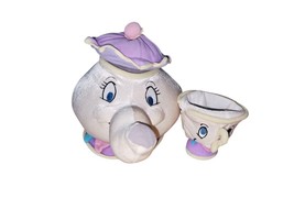 Disney Store Vintage Mrs Potts &amp; Chip Beauty and the Beast 10&quot; Plush No ... - $9.80