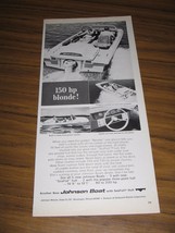1965 Print Ad Johnson Golden Reveler Boats &amp; Motors Waukegan,IL - $9.25