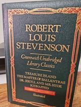 Robert Louis Stevenson ~ Treasures Island + 1983 Greenwich Unabridged Classic Hc - £7.47 GBP