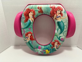 Disney Little Mermaid Soft Potty Seat with Handles Travel &amp; Home Size - £6.59 GBP