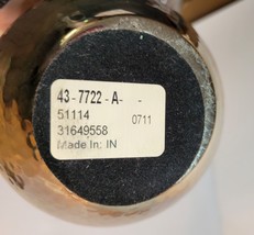 Hammered Metal Vase image 3