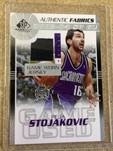 2003-04 SP Game Used Authentic Fabrics Peja Stojakovic Sacramento Kings #PS-J - £3.72 GBP
