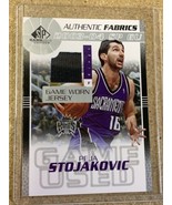 2003-04 SP Game Used Authentic Fabrics Peja Stojakovic Sacramento Kings ... - $4.74