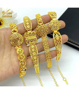 Dubai Charm Bracelet 24k Gold Elegant Party Accessory - $61.64 CAD