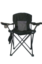 Lightweight Camping Chair - Supportive Folding with Carrying Bag (Black)... - £10.19 GBP