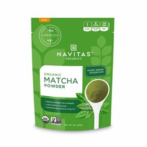Navitas Organics Matcha Powder, 3oz. Pouch — Premium Culinary Grade, Organic,... - £20.46 GBP