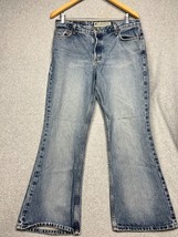 VTG Y2K American Eagle Boot Cut Button Fly Denim  Jeans Womens Petites Sz 10P - $31.88