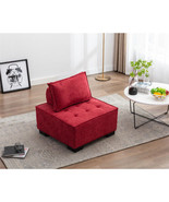 Living Room Ottoman /Lazy Chair - Rose Red - £165.80 GBP
