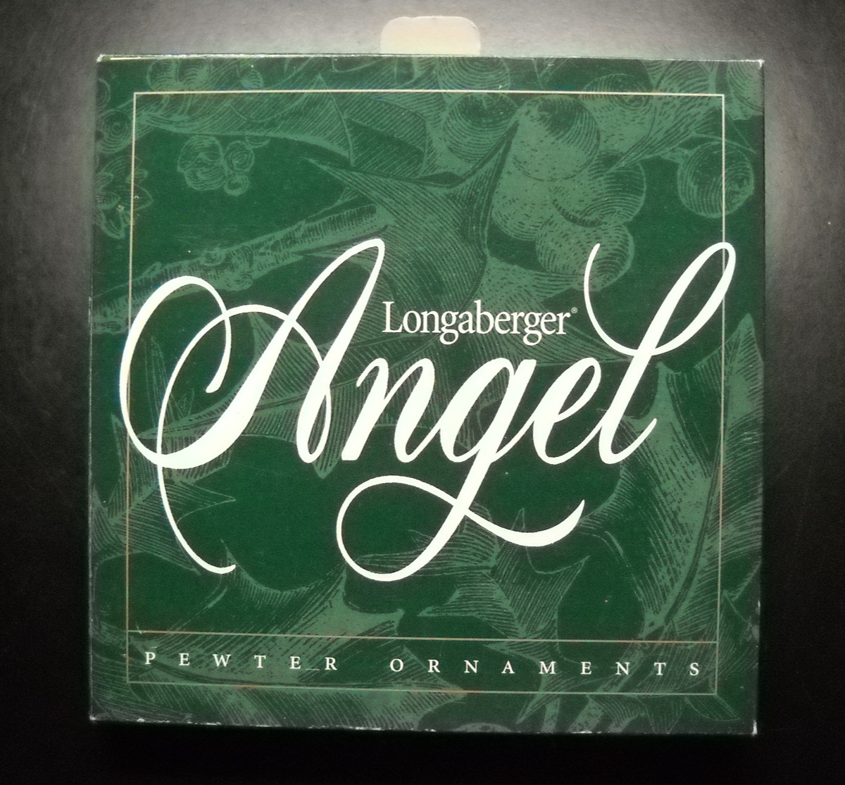 Primary image for Longaberger Christmas Ornaments 1998 Angel Ornaments Set of Four Pewter Boxed