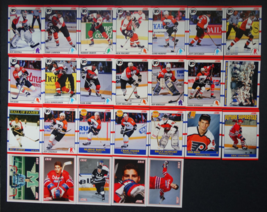 1990-91 Score Canadian Philadelphia Flyers Team Set of 26 Hockey Cards Lindros - £3.94 GBP