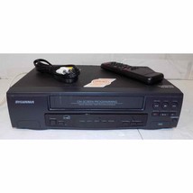Sylvania SRV192 Mono VHS VCR Player with Remote AV Cables &amp; Hdmi Adapter - £99.49 GBP