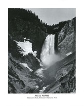 Ansel Adams, Yellowstone Falls, Yellowstone National Park, 1941, Vintage... - $19.49