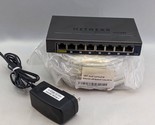 Netgear GS108T V2 ProSafe Plus 8-Port Gigabit Ethernet Switch + 100ft LA... - $29.99