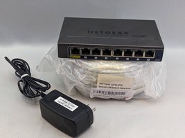 Netgear GS108T V2 ProSafe Plus 8-Port Gigabit Ethernet Switch + 100ft LA... - £24.03 GBP