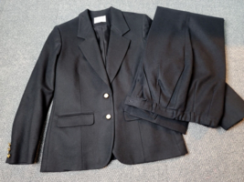 VTG Pendleton Suit Women&#39;s 8 Petite Blazer 6 Slacks Virgin Wool USA Business - £59.87 GBP