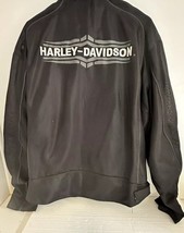 Harley Davidson Black Mesh Riding Jacket XXL w/ Shoulder Elbows Pads - €136,88 EUR