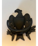 Nice Unused EMIG Black Cast Iron Bald Eagle Door Knocker 1237B - $27.23 CAD