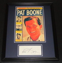 Pat Boone Signed Framed 11x14 Poster Photo Display D - £50.47 GBP