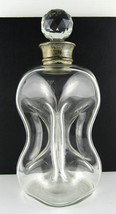 Antique 1856-1876 London Sterling Collar Hourglass Decanter with Prisim ... - £92.02 GBP