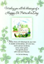 Wishing You All The Blessings - Saint Patrick's Day Greeting Card - 24980 - €1,19 EUR Wishing You All The Blessings - Saint Patrick's Day Greeting Card - 24980 - €1,19 EUR