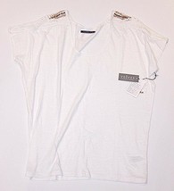 Velvet By Graham &amp; Spencer Crochet Shoulders Off White Cotton Top Shirt M - £54.72 GBP