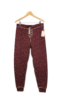 PJ Salvage Pajama Pants Womens Small My Friend Spot Rib Knit Drawstring ... - £16.70 GBP