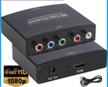 Ypbpr Component To Hdmi Converter Stereo Audio Video L/R 5Rca Rgb Adapte... - $23.99