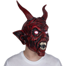 Scary Halloween Devil Mask Demon Prop Satan Diablo Halloween Party Mask - £15.92 GBP