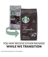 Starbucks Dark Roast Ground Coffee — French Roast — 100% Arabica — 1 bag... - £11.72 GBP