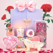 Birthday Gifts for Women - Relaxing Spa Gift Basket Set for Women Mom Girlfriend - £27.38 GBP