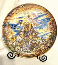 Vintage Franklin Mint Two By Two Porcelain Plate by Bill Bell 1991 Noahs Ark - $17.60