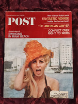 Saturday Evening Magazine Post February 26 1966 2/26/66 Peter Falk Miami Beach - £9.89 GBP