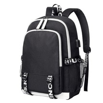 Edison pts Boy Girl School Bags For Kids Student Backpack Men Teenager USB Charg - £38.71 GBP