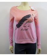 Chaser Fleece Reverse Shoulder Raglan &quot;Free as a Bird&quot; S - £49.54 GBP