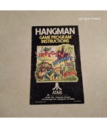 Atari 2600 Hangman game manual in good shape no rips or tears  - $5.00