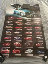 Ford Mustang 1965-2009 Never Hung Poster 24 x 36 - $28.71