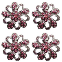 4 Conchos Rhinestone Horse Saddle Western Rodeo Bridle Crystal CO139 - $24.74