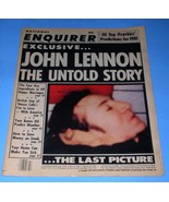 John Lennon Tragedy National Enquirer Magazine Vintage 1980 Coffin Photo - $34.99