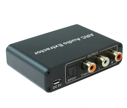 Hdmi Arc Audio Extractor/Converter Rca/Coax/Toslink Audio/Out - £44.04 GBP